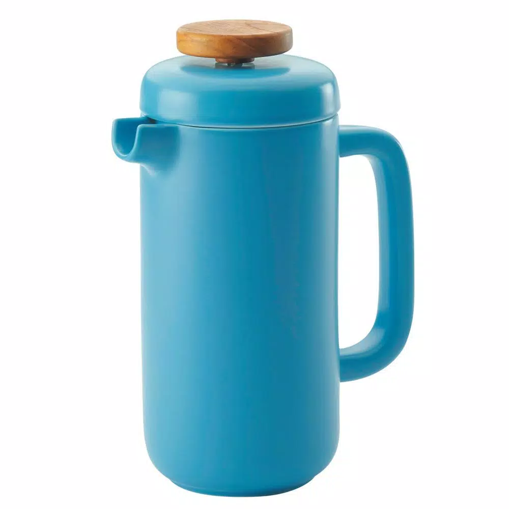 Coffee Makers BonJour Ceramic Coffee And Tea 8-Demitasse-Cup Aqua Ceramic French Press 6 Coffee Makers BonJour Ceramic Coffee And Tea 8-Demitasse-Cup Aqua Ceramic French Press - Image 4