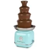 Dessert Makers Nostalgia 4-Tier Aqua Chocolate Fondue Fountain 2 Dessert Makers Nostalgia 4-Tier Aqua Chocolate Fondue Fountain -Dessert Makers Popular Store aqua nostalgia chocolate fountains clcf4aq 64 1000