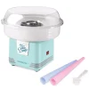 Dessert Makers Nostalgia Retro Aqua Hard And Sugar Free Cotton Candy Maker With Cotton Candy Cones -Dessert Makers Popular Store aqua nostalgia cotton candy machines pcm425aq 64 1000