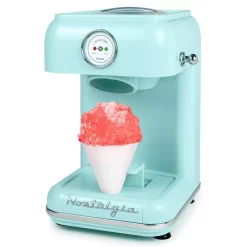 Dessert Makers Nostalgia 30 W Aqua Blue Snow Cone Maker With Retro Design 11 Dessert Makers Nostalgia 30 W Aqua Blue Snow Cone Maker With Retro Design -Dessert Makers Popular Store aqua nostalgia specialty dessert makers clsc1aq 4f 1000