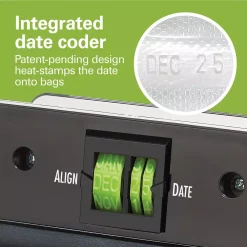 Food Processing Hamilton Beach NutriFresh Black And Silver Food Vacuum Sealer With 2-Roll Storage And Starter Kit 16 Food Processing Hamilton Beach NutriFresh Black And Silver Food Vacuum Sealer With 2-Roll Storage And Starter Kit -Dessert Makers Popular Store black and silver hamilton beach food vacuum sealers 78218 1f 1000