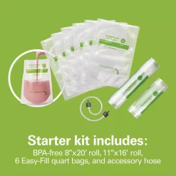 Food Processing Hamilton Beach NutriFresh Black And Silver Food Vacuum Sealer With 2-Roll Storage And Starter Kit 19 Food Processing Hamilton Beach NutriFresh Black And Silver Food Vacuum Sealer With 2-Roll Storage And Starter Kit -Dessert Makers Popular Store black and silver hamilton beach food vacuum sealers 78218 76 1000