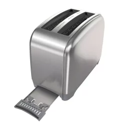 Toasters BLACK+DECKER 2-Slice Black And Stainless Steel Wide Slot Toaster With Crumb Tray 10 Toasters BLACK+DECKER 2-Slice Black And Stainless Steel Wide Slot Toaster With Crumb Tray -Dessert Makers Popular Store black and stainless steel black decker pop up toasters tr2400sd 1f 1000