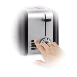 Toasters Cuisinart Compact 2-Slice Black And Stainless Steel Wide Slot Toaster 7 Toasters Cuisinart Compact 2-Slice Black And Stainless Steel Wide Slot Toaster -Dessert Makers Popular Store black and stainless steel cuisinart pop up toasters cpt 320 4f 1000