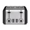 Toasters Cuisinart 4-Slice Black And Stainless Steel Wide Slot Toaster With Crumb Tray 1 Toasters Cuisinart 4-Slice Black And Stainless Steel Wide Slot Toaster With Crumb Tray -Dessert Makers Popular Store black and stainless steel cuisinart pop up toasters cpt 340p1 64 1000