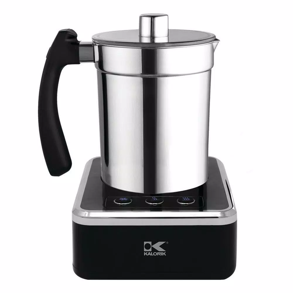 Coffee Makers KALORIK 13.5 Oz. Black Stainless Steel Electric Milk Frother 3 Coffee Makers KALORIK 13.5 Oz. Black Stainless Steel Electric Milk Frother