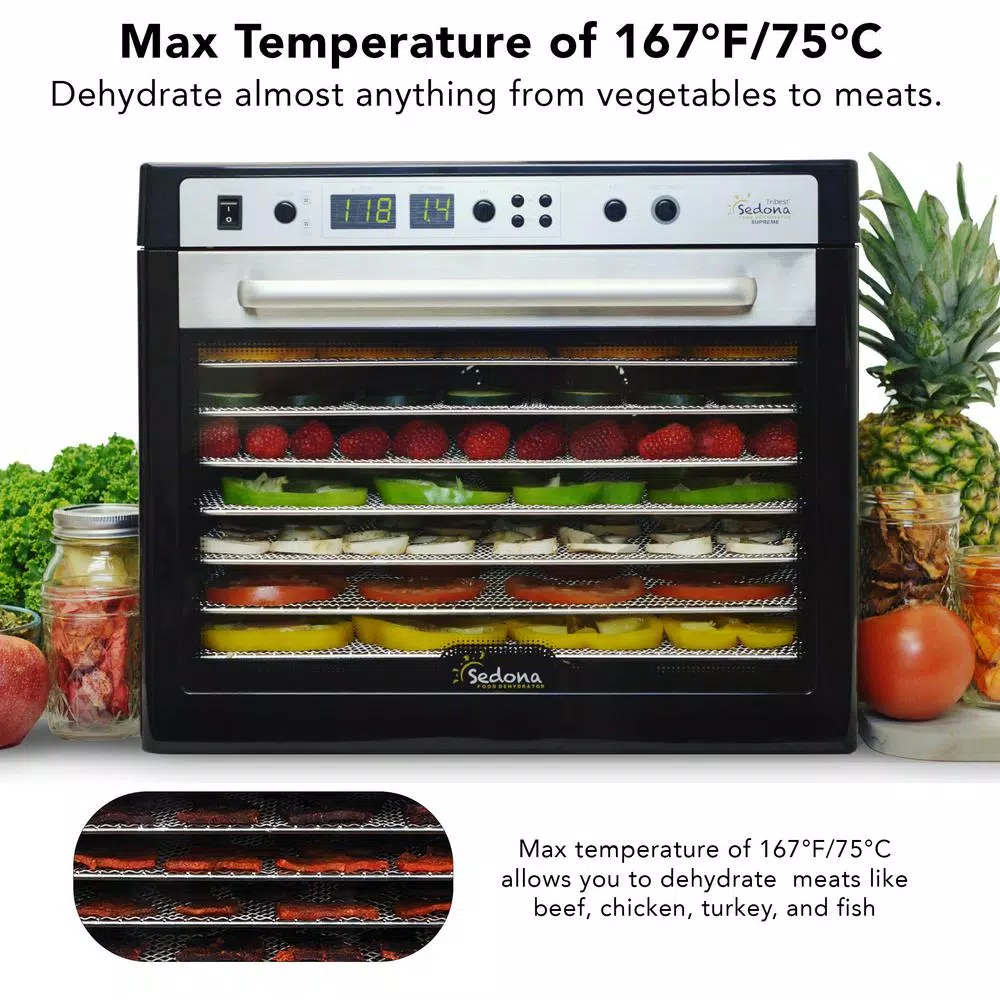 Food Processing Tribest Sedona Supreme Food Dehydrator 8 Food Processing Tribest Sedona Supreme Food Dehydrator - Image 6