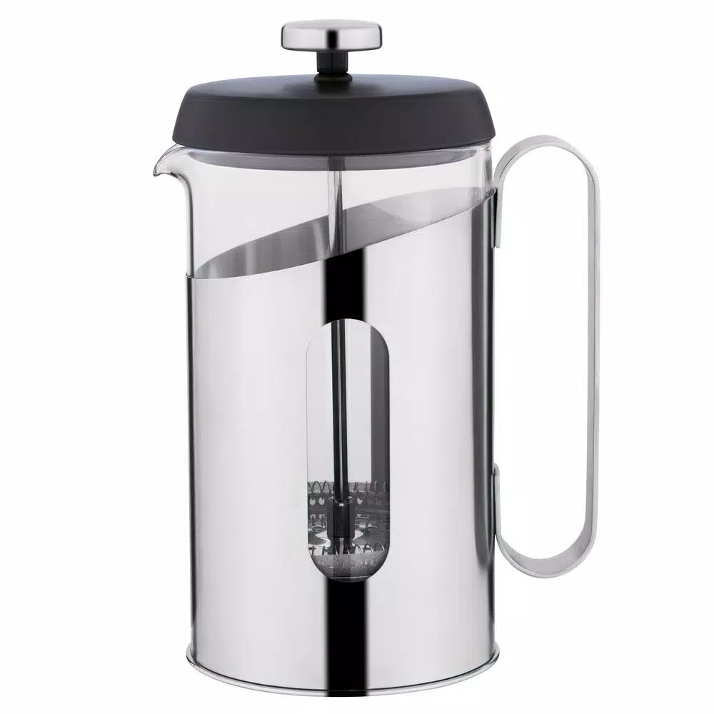 Coffee Makers BergHOFF Essentials 3.4 Cup .85 Qt. Stainless Steel Coffee And Tea French Press 3 Coffee Makers BergHOFF Essentials 3.4 Cup .85 Qt. Stainless Steel Coffee And Tea French Press