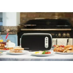 Toasters BergHOFF Seren 2-Slice Black Long Slot Toaster 13 Toasters BergHOFF Seren 2-Slice Black Long Slot Toaster -Dessert Makers Popular Store black berghoff pop up toasters tpserenfpb 31 1000