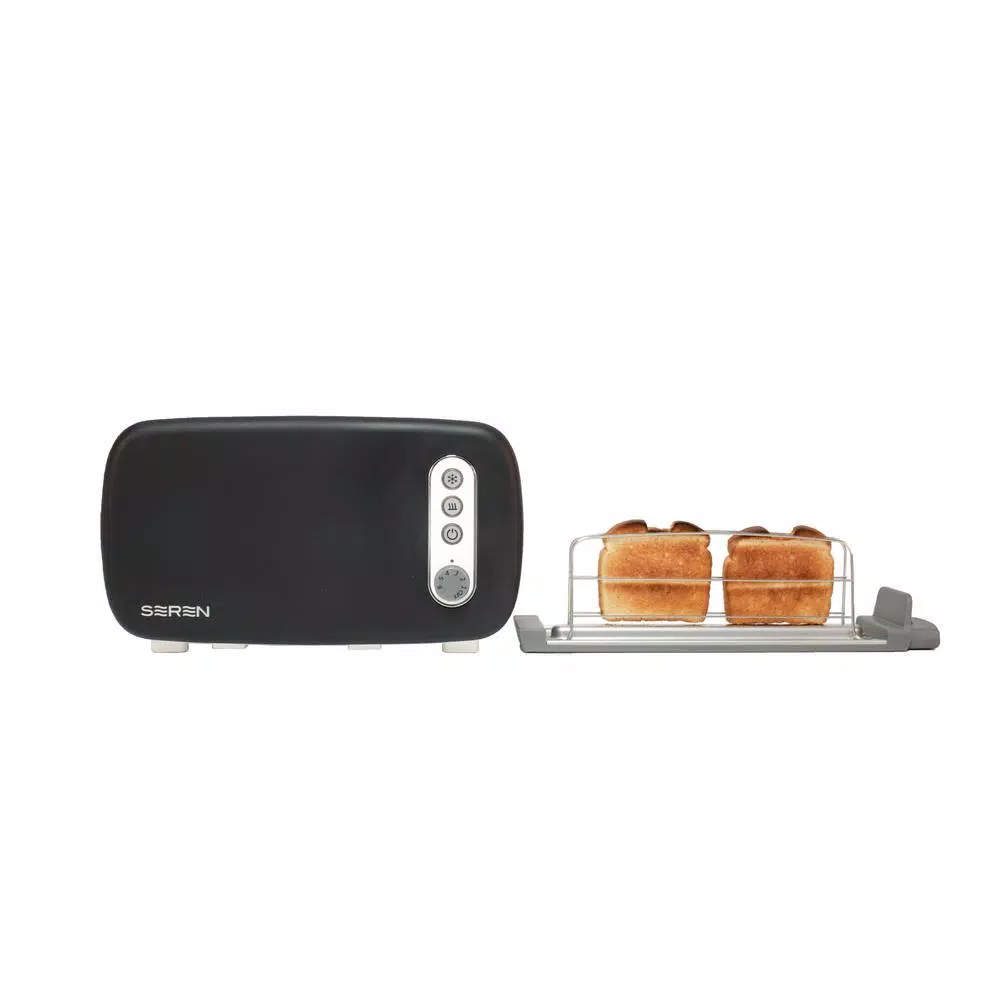 Toasters BergHOFF Seren 2-Slice Black Long Slot Toaster 5 Toasters BergHOFF Seren 2-Slice Black Long Slot Toaster - Image 3