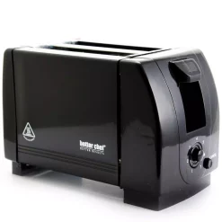Toasters Better Chef 2-Slice Black Wide Slot Toaster