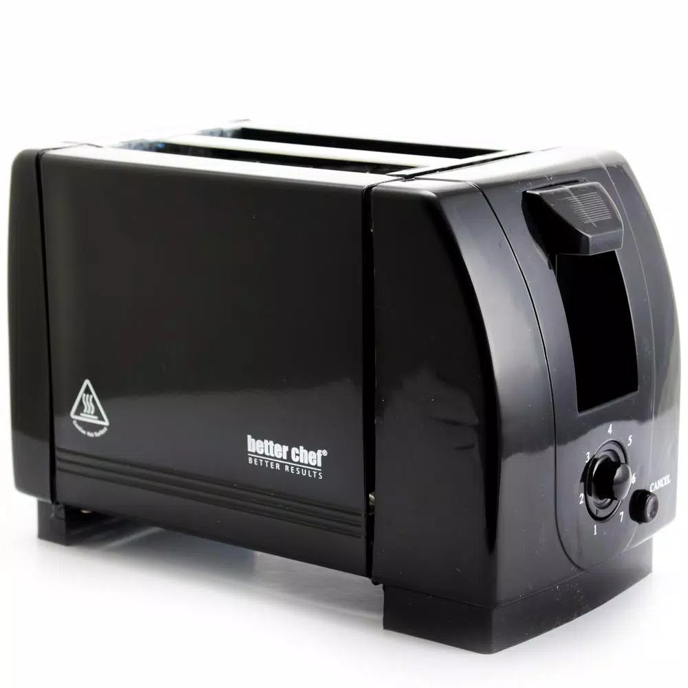 Toasters Better Chef 2-Slice Black Wide Slot Toaster 3 Toasters Better Chef 2-Slice Black Wide Slot Toaster
