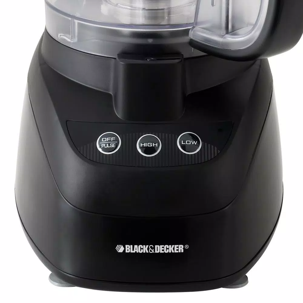 Food Processing BLACK+DECKER Wide Mouth 10-Cup 2-Speed Black Food Processor 7 Food Processing BLACK+DECKER Wide Mouth 10-Cup 2-Speed Black Food Processor - Image 5