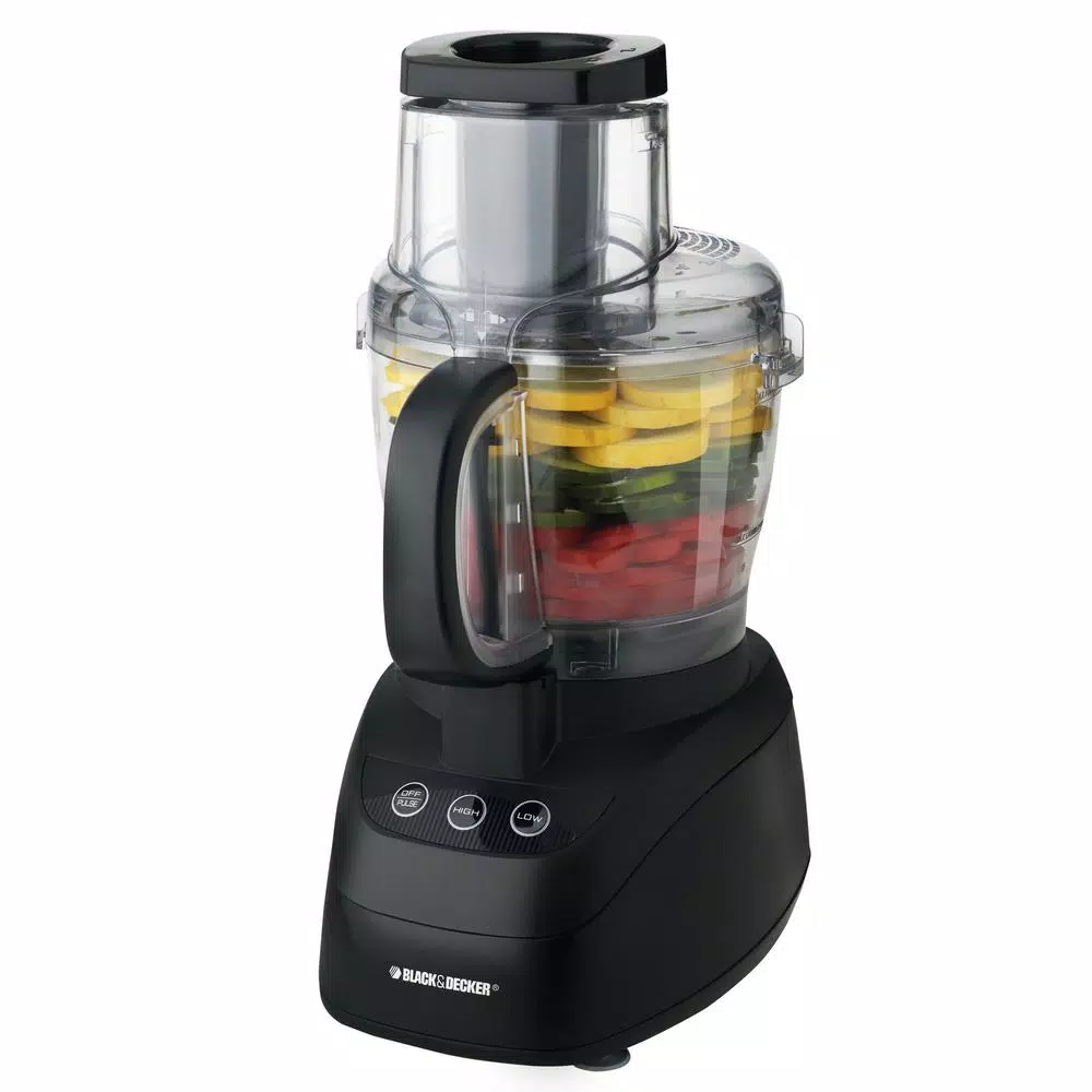 Food Processing BLACK+DECKER Wide Mouth 10-Cup 2-Speed Black Food Processor 3 Food Processing BLACK+DECKER Wide Mouth 10-Cup 2-Speed Black Food Processor