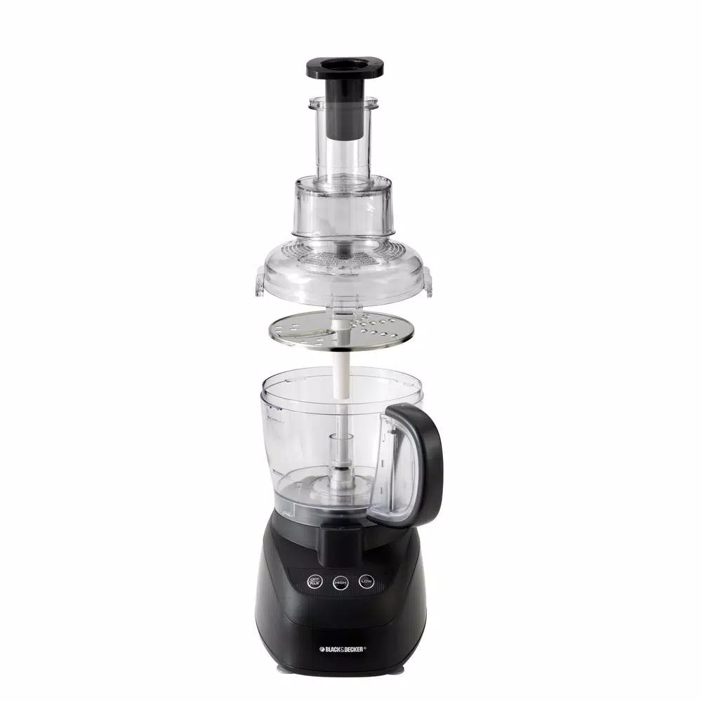 Food Processing BLACK+DECKER Wide Mouth 10-Cup 2-Speed Black Food Processor 4 Food Processing BLACK+DECKER Wide Mouth 10-Cup 2-Speed Black Food Processor - Image 2