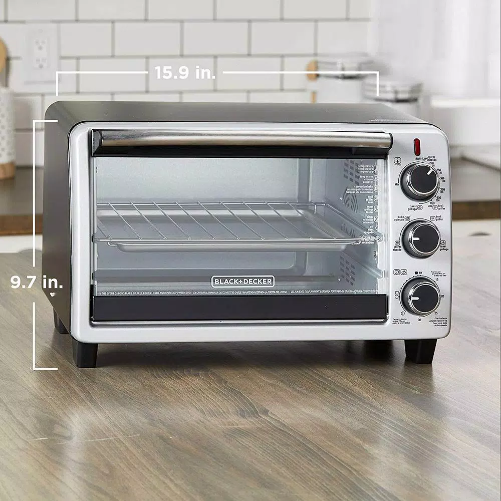 Toasters BLACK+DECKER 6-Slice Toaster Oven In Black 10 Toasters BLACK+DECKER 6-Slice Toaster Oven In Black - Image 8