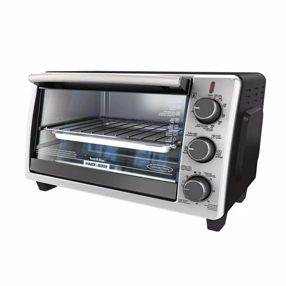 Toasters BLACK+DECKER 6-Slice Toaster Oven In Black 3 Toasters BLACK+DECKER 6-Slice Toaster Oven In Black