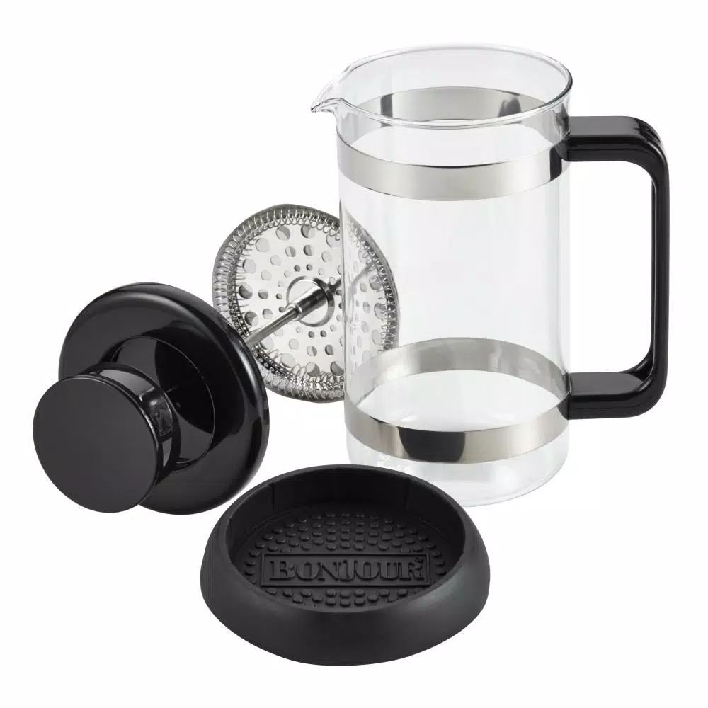 Coffee Makers BonJour Riviera 8-Cup French Press In Black 4 Coffee Makers BonJour Riviera 8-Cup French Press In Black - Image 2