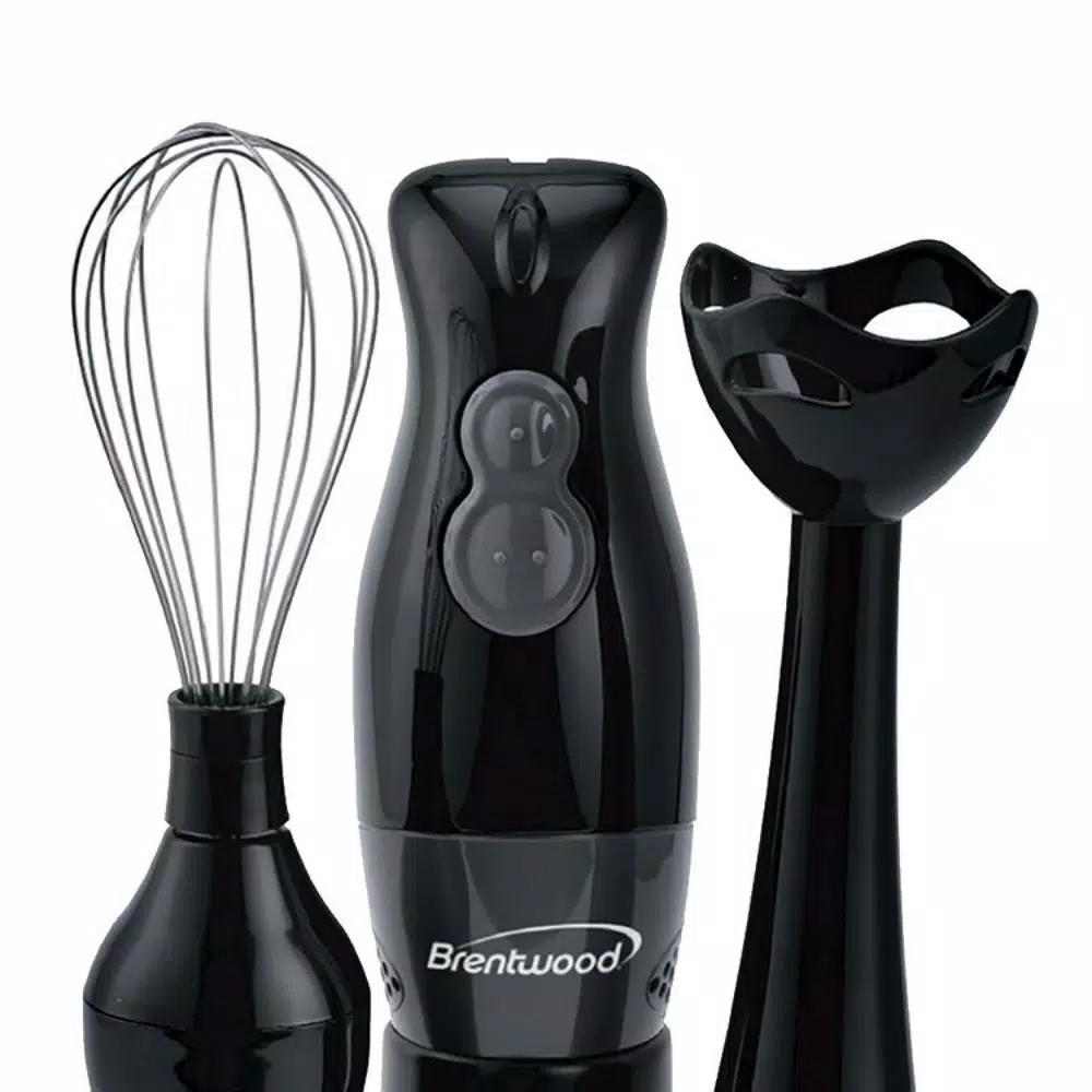Mixers Brentwood Appliances 2-Speed Black Hand Mixer Blender And Food Processor With Balloon Whisk 8 Mixers Brentwood Appliances 2-Speed Black Hand Mixer Blender And Food Processor With Balloon Whisk - Image 6