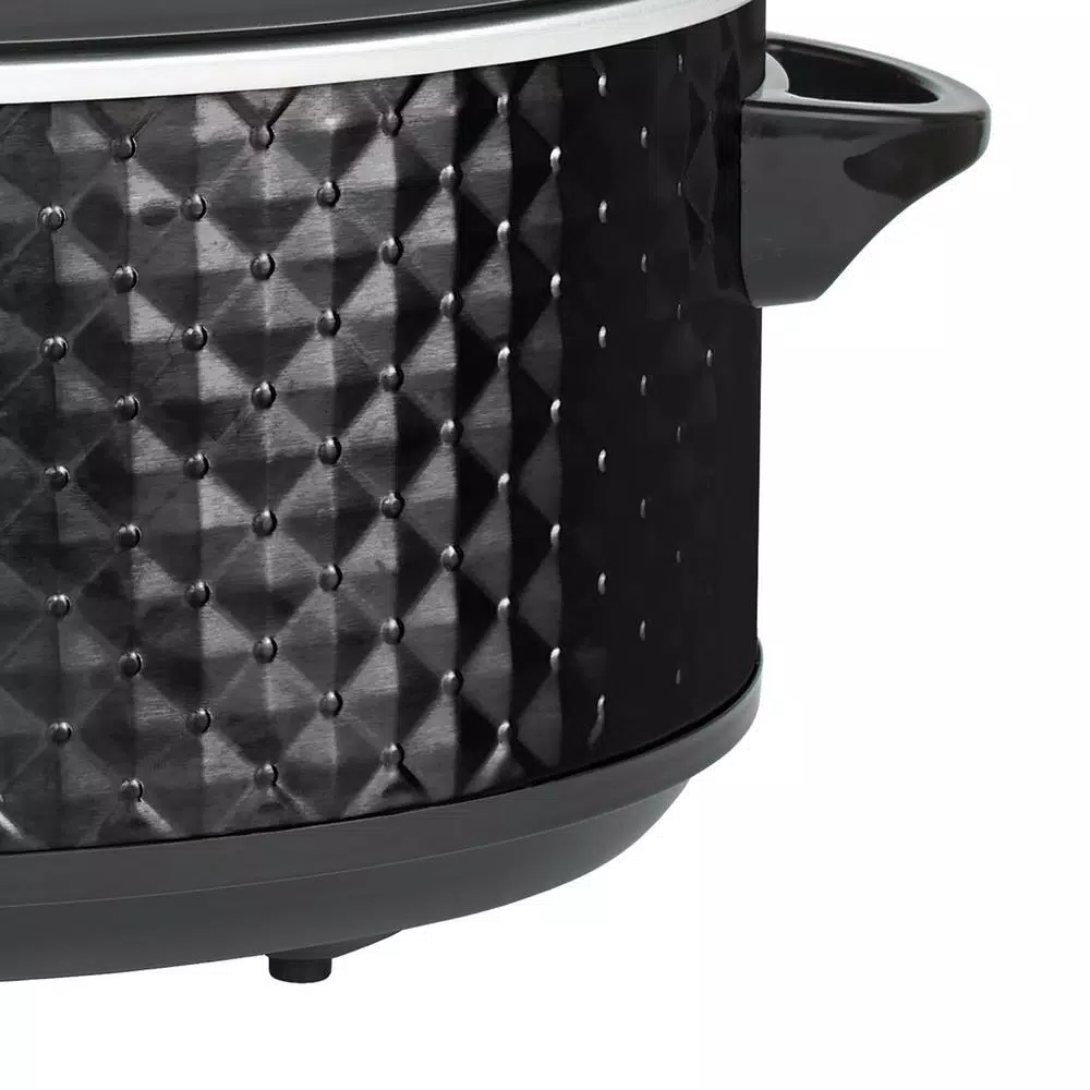 Cookers Brentwood Appliances Diamond 7 Qt. Black Slow Cooker With Tempered Glass Lid 8 Cookers Brentwood Appliances Diamond 7 Qt. Black Slow Cooker With Tempered Glass Lid - Image 6