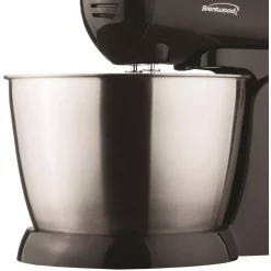 Mixers Brentwood Appliances 3 Qt. 5-Speed Black Electric Stand Mixer With Bowl And 5-Speed Black Electric Hand Mixer 12 Mixers Brentwood Appliances 3 Qt. 5-Speed Black Electric Stand Mixer With Bowl And 5-Speed Black Electric Hand Mixer -Dessert Makers Popular Store black brentwood appliances stand mixers 843631123294 4f 1000