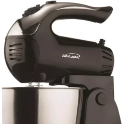 Mixers Brentwood Appliances 3 Qt. 5-Speed Black Electric Stand Mixer With Bowl And 5-Speed Black Electric Hand Mixer 15 Mixers Brentwood Appliances 3 Qt. 5-Speed Black Electric Stand Mixer With Bowl And 5-Speed Black Electric Hand Mixer -Dessert Makers Popular Store black brentwood appliances stand mixers 843631123294 fa 1000