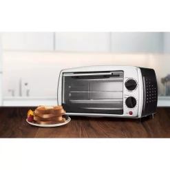 Toasters Brentwood Appliances 700 W Silver 4-Slice Toaster Oven And Broiler -Dessert Makers Popular Store black brentwood appliances toaster ovens ts 345b 31 1000