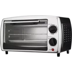 Toasters Brentwood Appliances 700 W Silver 4-Slice Toaster Oven And Broiler