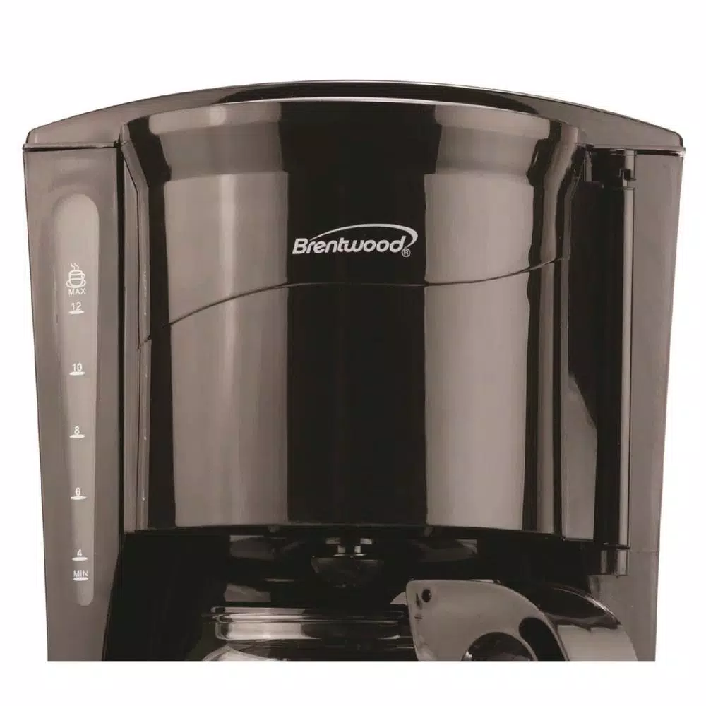 Coffee Makers Brentwood 12-Cup Coffee Maker In Black 6 Coffee Makers Brentwood 12-Cup Coffee Maker In Black - Image 4