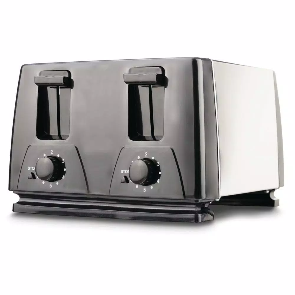 Toasters Brentwood 4-Slice Black Toaster 4 Toasters Brentwood 4-Slice Black Toaster - Image 2