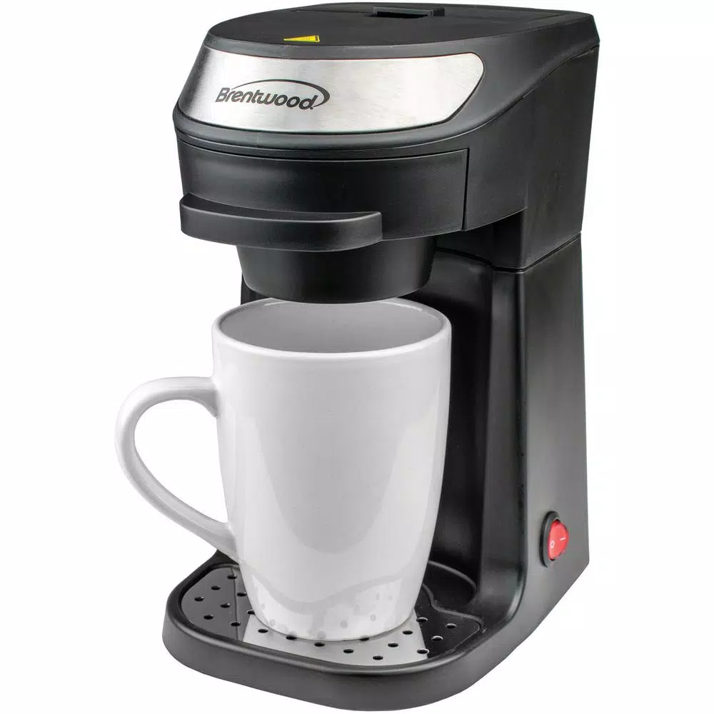 Coffee Makers Brentwood 1-Cup Black Single-Serve Coffee Maker With Mug 9 Coffee Makers Brentwood 1-Cup Black Single-Serve Coffee Maker With Mug - Image 7