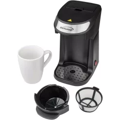 Coffee Makers Brentwood 1-Cup Black Single-Serve Coffee Maker With Mug 14 Coffee Makers Brentwood 1-Cup Black Single-Serve Coffee Maker With Mug -Dessert Makers Popular Store black brentwood single serve coffee makers ts 111bk fa 1000