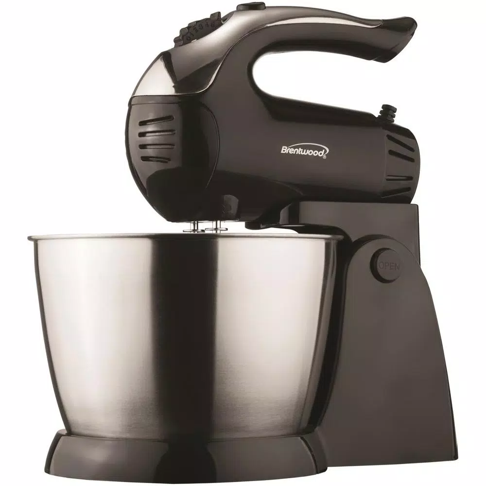 Mixers Brentwood 3 Qt. 5-Speed Stand Mixer With Steel Bowl 9 Mixers Brentwood 3 Qt. 5-Speed Stand Mixer With Steel Bowl - Image 7