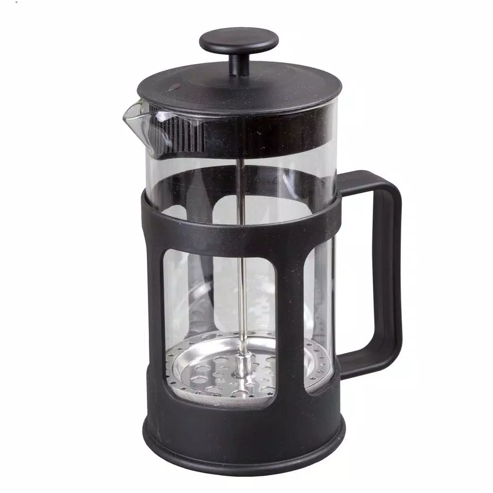 Coffee Makers Creative Home 1000 Ml (34 Oz.) 4 Cups Glass French Press Coffee Plunger Tea Maker For Loose Tea Leaves Or Coffee, Black 3 Coffee Makers Creative Home 1000 Ml (34 Oz.) 4 Cups Glass French Press Coffee Plunger Tea Maker For Loose Tea Leaves Or Coffee, Black