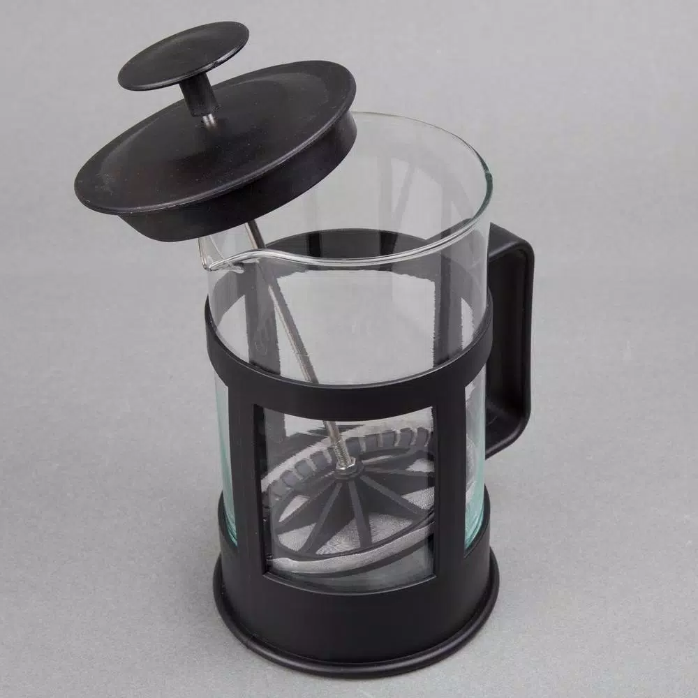 Coffee Makers Creative Home 1000 Ml (34 Oz.) 4 Cups Glass French Press Coffee Plunger Tea Maker For Loose Tea Leaves Or Coffee, Black 4 Coffee Makers Creative Home 1000 Ml (34 Oz.) 4 Cups Glass French Press Coffee Plunger Tea Maker For Loose Tea Leaves Or Coffee, Black - Image 2