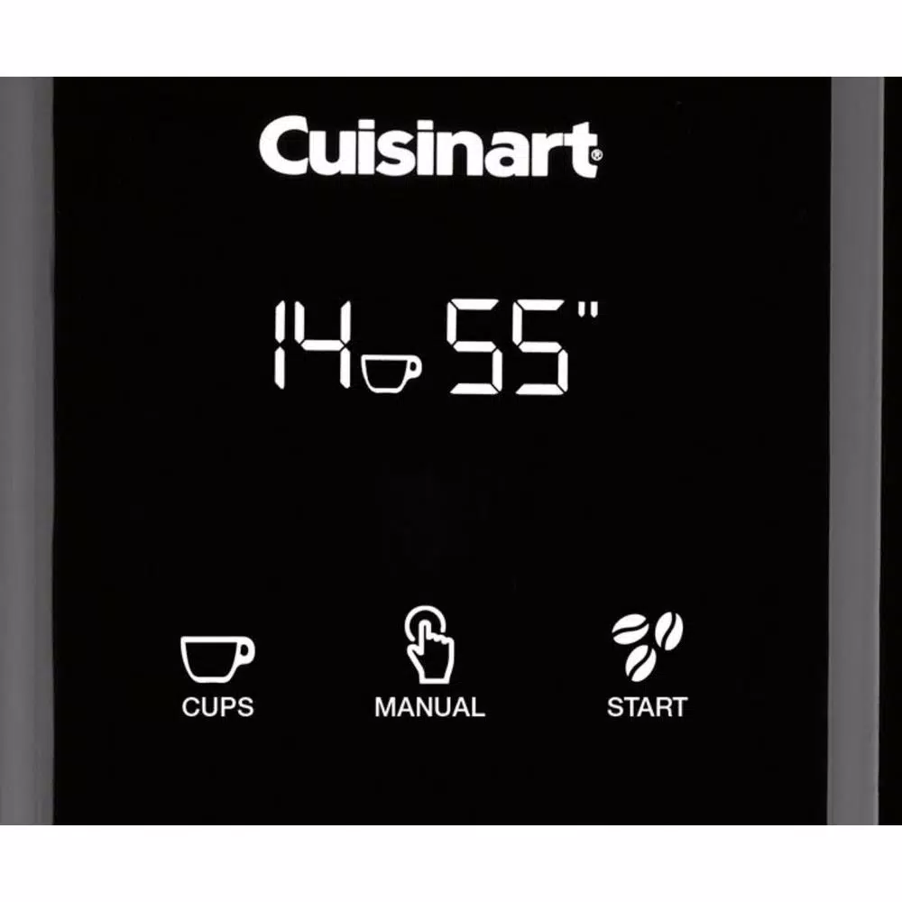 Coffee Makers Cuisinart Touchscreen 8 Oz. Black Burr Coffee Grinder 6 Coffee Makers Cuisinart Touchscreen 8 Oz. Black Burr Coffee Grinder - Image 4