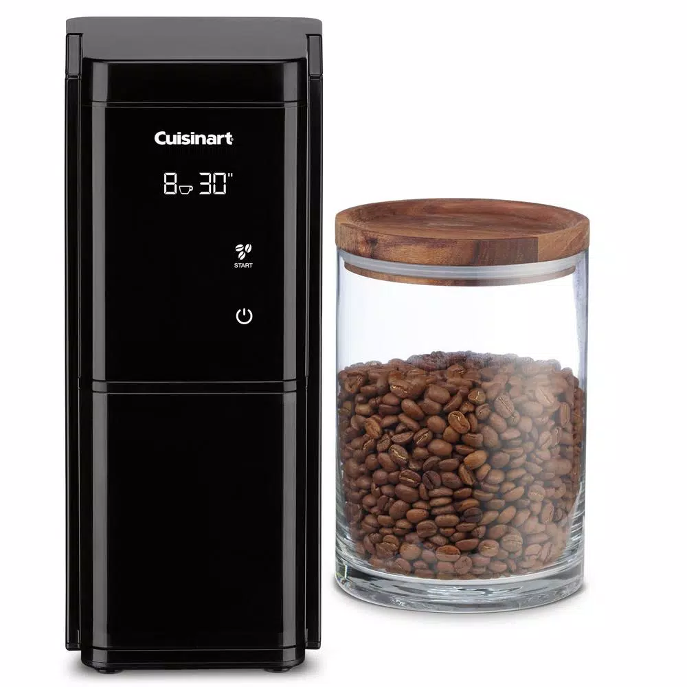 Coffee Makers Cuisinart Touchscreen 8 Oz. Black Burr Coffee Grinder 5 Coffee Makers Cuisinart Touchscreen 8 Oz. Black Burr Coffee Grinder - Image 3