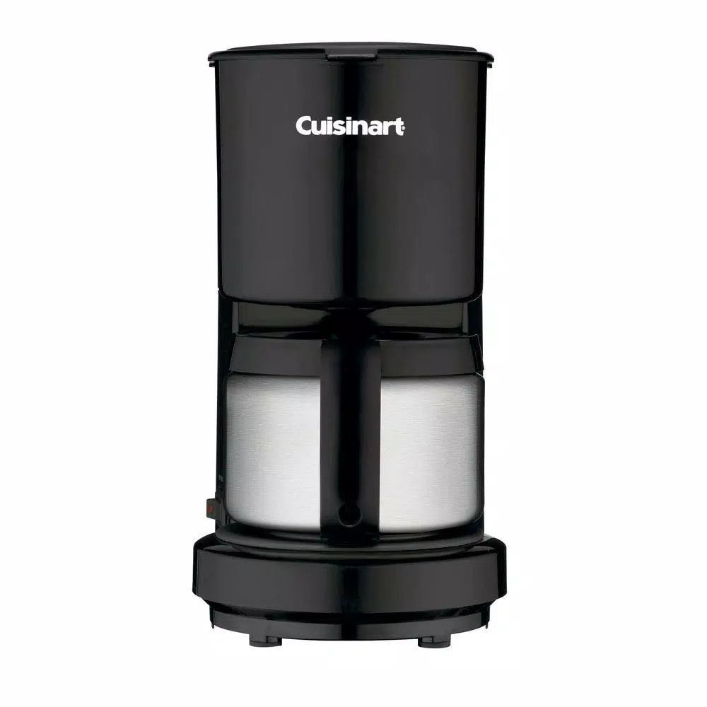 Coffee Makers Cuisinart 4-Cup Black Drip Coffee Maker With Stainless Steel Carafe 3 Coffee Makers Cuisinart 4-Cup Black Drip Coffee Maker With Stainless Steel Carafe