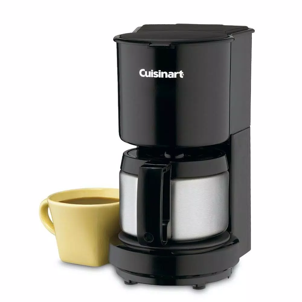 Coffee Makers Cuisinart 4-Cup Black Drip Coffee Maker With Stainless Steel Carafe 5 Coffee Makers Cuisinart 4-Cup Black Drip Coffee Maker With Stainless Steel Carafe - Image 3