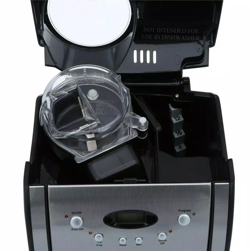 Coffee Makers Cuisinart Grind And Brew 12-Cup Automatic Black Drip Coffee Maker With Built-In Grinder 5 Coffee Makers Cuisinart Grind And Brew 12-Cup Automatic Black Drip Coffee Maker With Built-In Grinder - Image 3