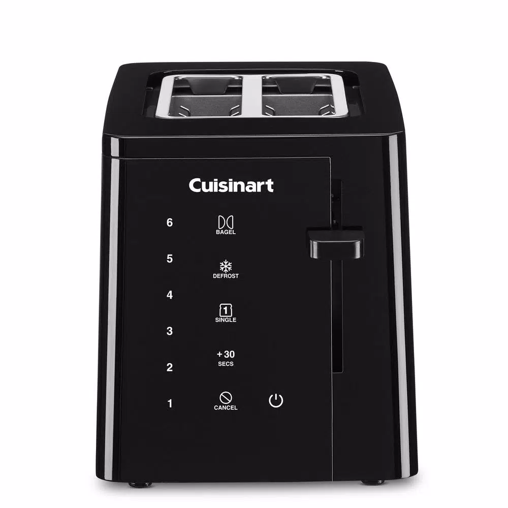 Toasters Cuisinart Touchscreen 2-Slice Black Wide Slot Toaster 3 Toasters Cuisinart Touchscreen 2-Slice Black Wide Slot Toaster