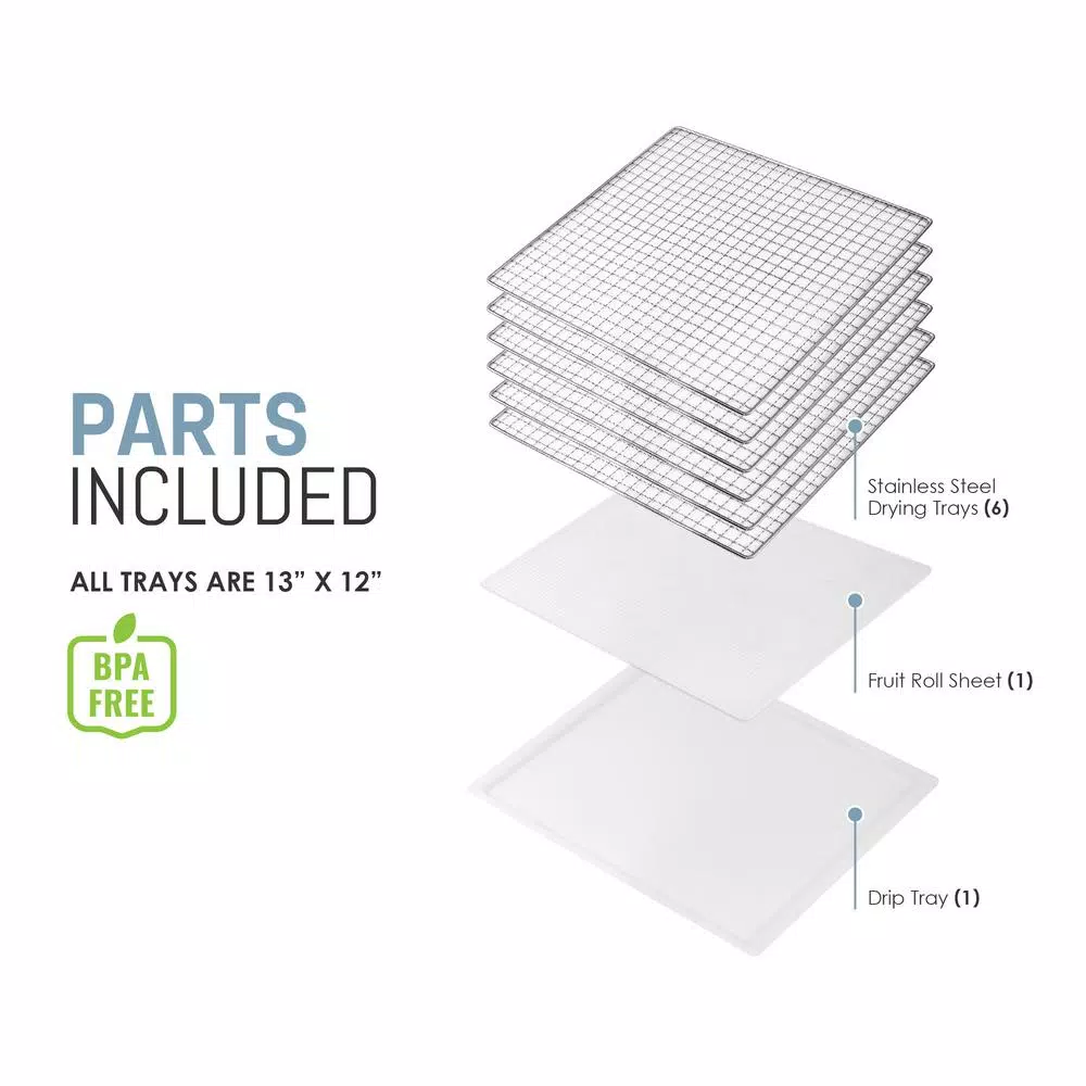Food Processing Elite 6-Tier Food Dehydrator 10 Food Processing Elite 6-Tier Food Dehydrator - Image 8