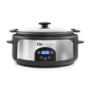 Cookers Elite Platinum 6 Qt. Black Programmable Slow Cooker With Locking Lid 1 Cookers Elite Platinum 6 Qt. Black Programmable Slow Cooker With Locking Lid -Dessert Makers Popular Store black elite slow cookers mst 610dt 64 1000