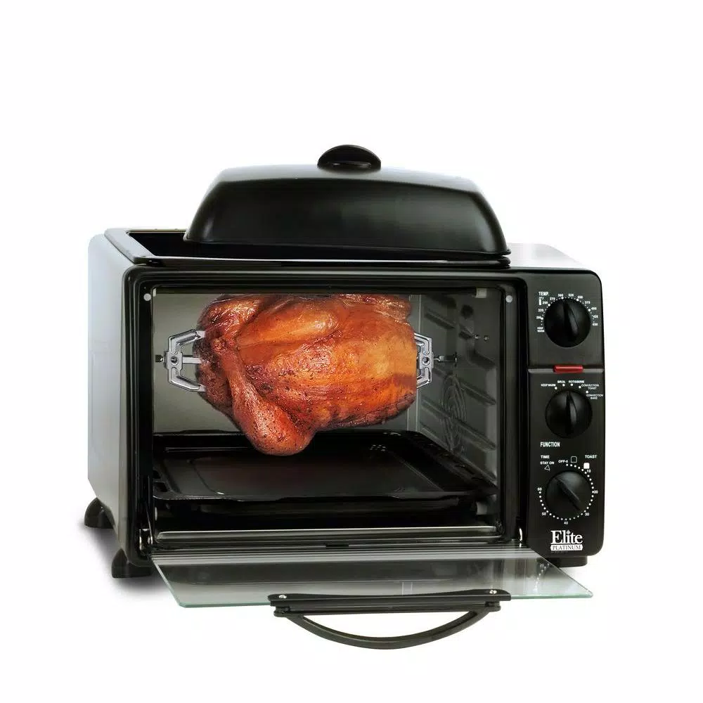 Toasters Elite Platinum Black Toaster Oven 4 Toasters Elite Platinum Black Toaster Oven - Image 2