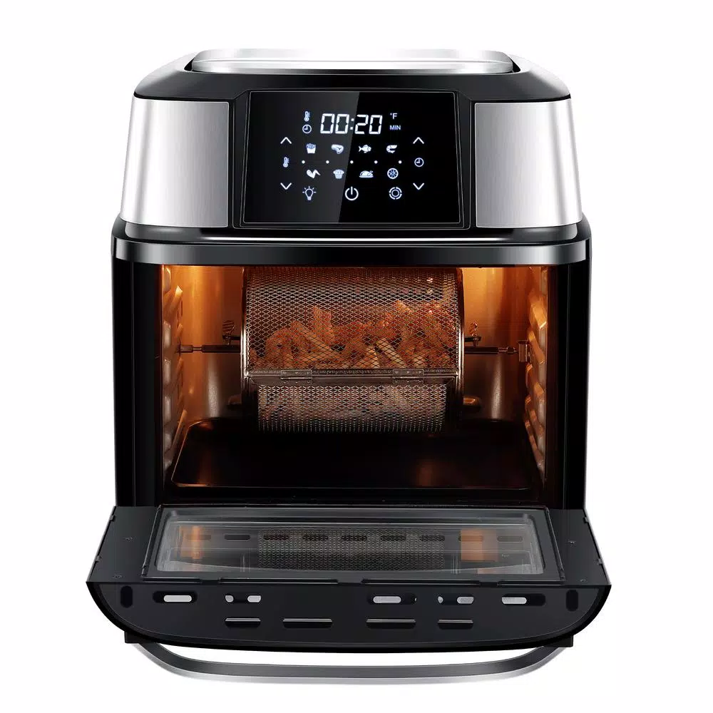 Food Processing GoWISE USA 5-Tray Black/Stainless Steel Food Dehydrator With Stainless Steel Trays, Rotisserie Function, And Air Fryer Function 7 Food Processing GoWISE USA 5-Tray Black/Stainless Steel Food Dehydrator With Stainless Steel Trays, Rotisserie Function, And Air Fryer Function - Image 5