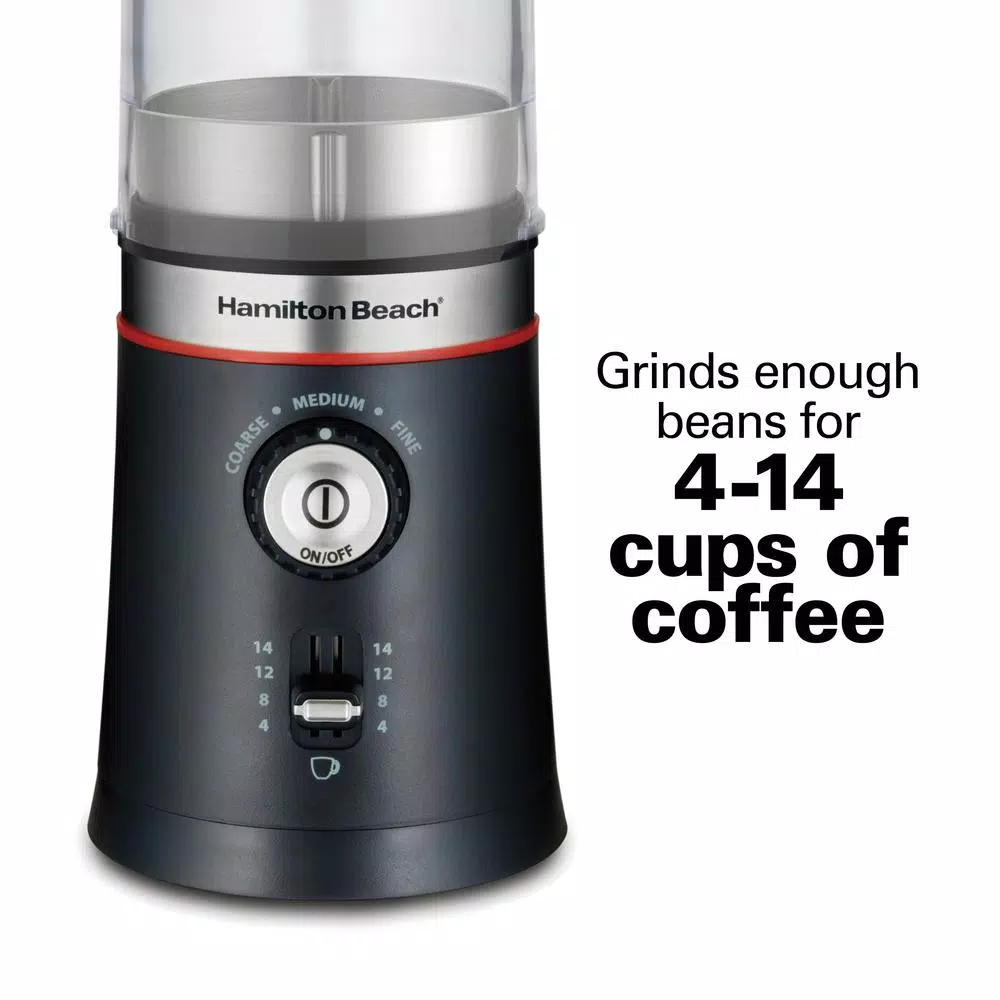 Coffee Makers Hamilton Beach Custom Grind 5 Oz. Black Blade Coffee Grinder 7 Coffee Makers Hamilton Beach Custom Grind 5 Oz. Black Blade Coffee Grinder - Image 5