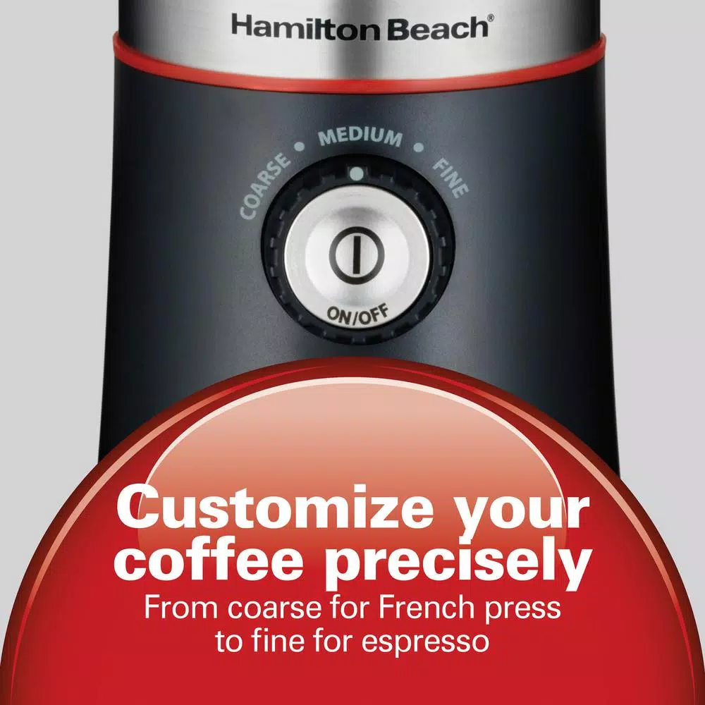 Coffee Makers Hamilton Beach Custom Grind 5 Oz. Black Blade Coffee Grinder 8 Coffee Makers Hamilton Beach Custom Grind 5 Oz. Black Blade Coffee Grinder - Image 6