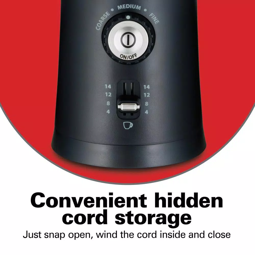 Coffee Makers Hamilton Beach Custom Grind 5 Oz. Black Blade Coffee Grinder 10 Coffee Makers Hamilton Beach Custom Grind 5 Oz. Black Blade Coffee Grinder - Image 8