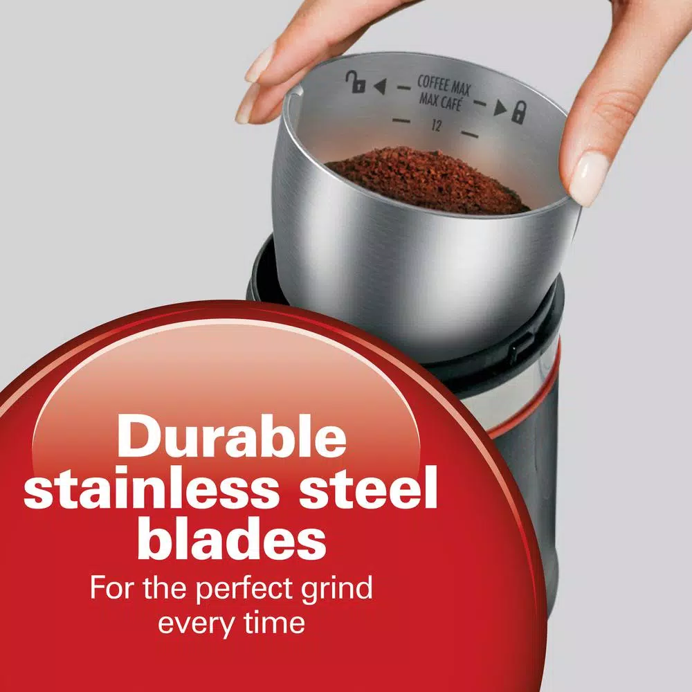 Coffee Makers Hamilton Beach Custom Grind 5 Oz. Black Blade Coffee Grinder 5 Coffee Makers Hamilton Beach Custom Grind 5 Oz. Black Blade Coffee Grinder - Image 3