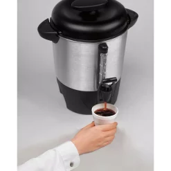Coffee Makers Hamilton Beach 40-Cup Stainless Steel Coffee Urn -Dessert Makers Popular Store black hamilton beach coffee urns 40514r 1f 1000